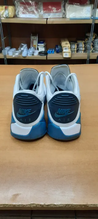 Scarpe Nike Air Jordan Uomo Bianche Blu