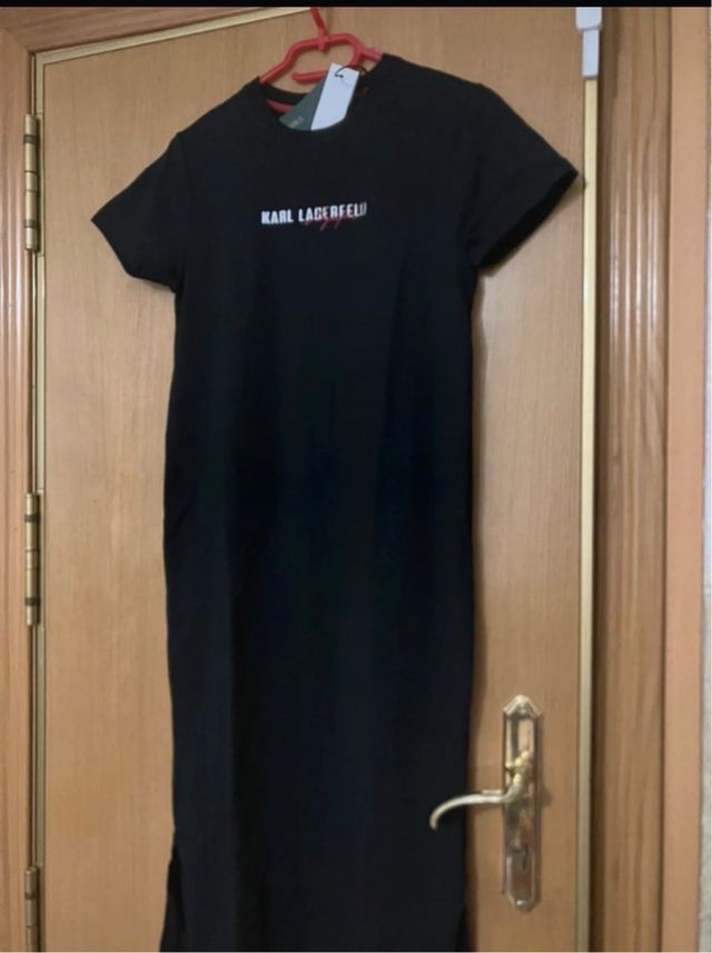 Vestido Karl Lagerfeld Negro Talla XS