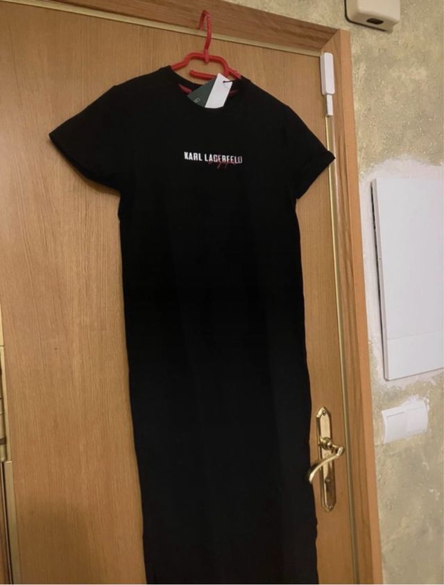 Vestido Karl Lagerfeld Negro Talla XS