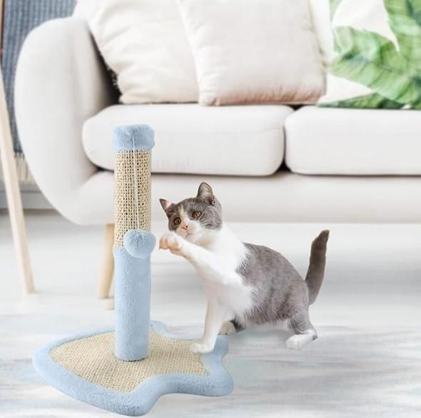 Rascador para Gatos Azul Sisal