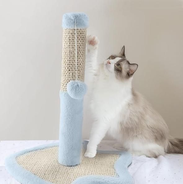 Rascador para Gatos Azul Sisal