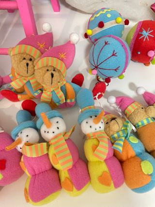 Muñecos Navideños Santa y Oso