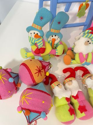 Muñecos Navideños Santa y Oso