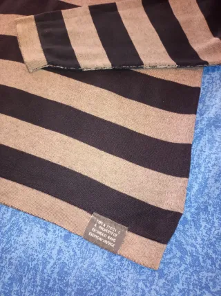 Maglione REDWOOD righe nero e grigio