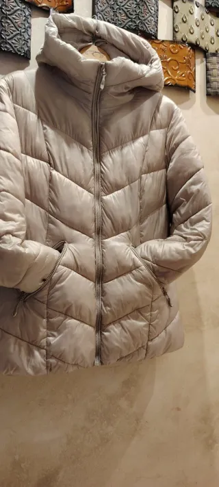 Anorak Beige Dorado Talla 40