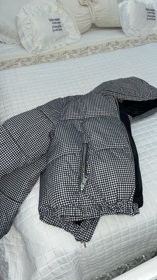 Giubbotto donna a quadri