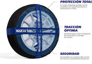 Cadenas textiles para nieve Sparco (2 unidades)