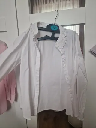 Camicia Ralph Lauren rosa Camicia Mayoral bianca