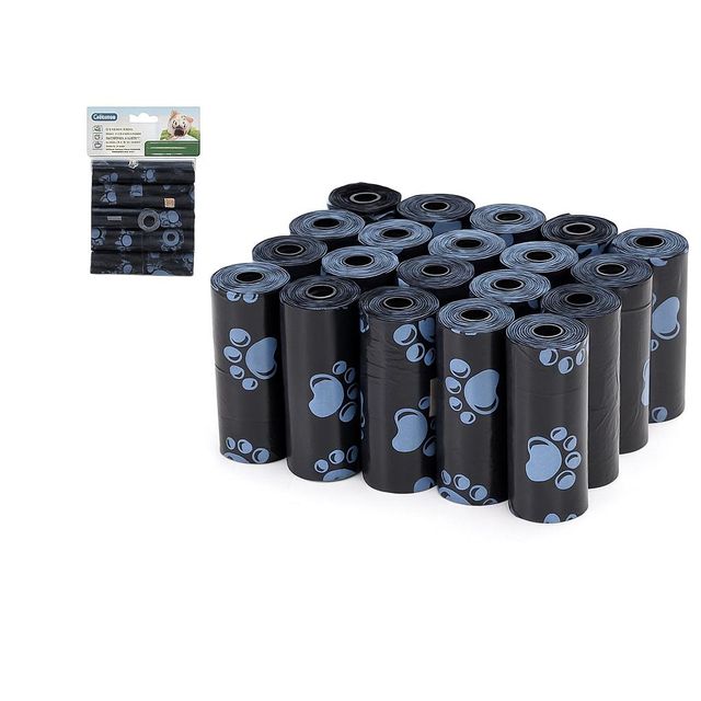 Bolsas Basura Perros Huellas 20 Rollos