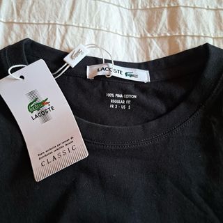 Camiseta Lacoste Negra