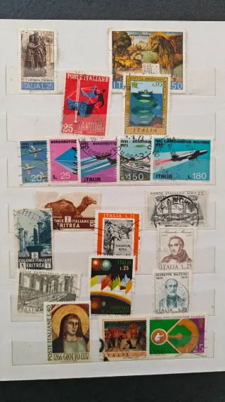 Collezione francobolli italiani