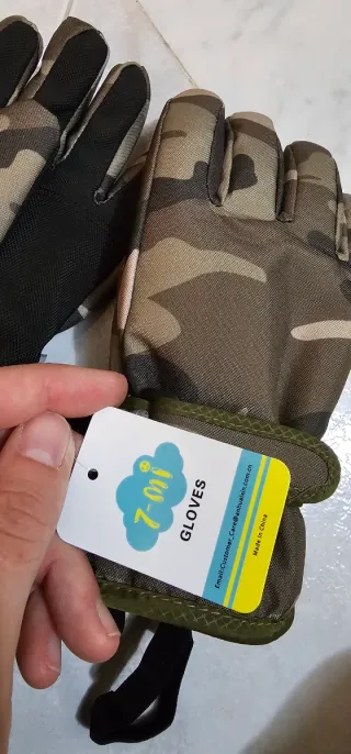 Guanti da neve per bambini camouflage