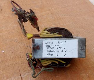 TRASFORMATORE DI ALIMENTAZIONE PER RADIO A VALVOLE