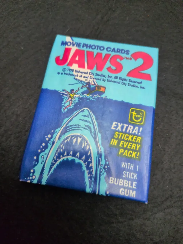 Cromos Jaws 2 Topps años 80
