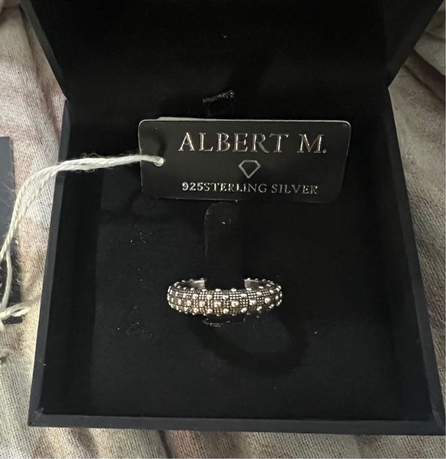Anello Albert M. Argento 925