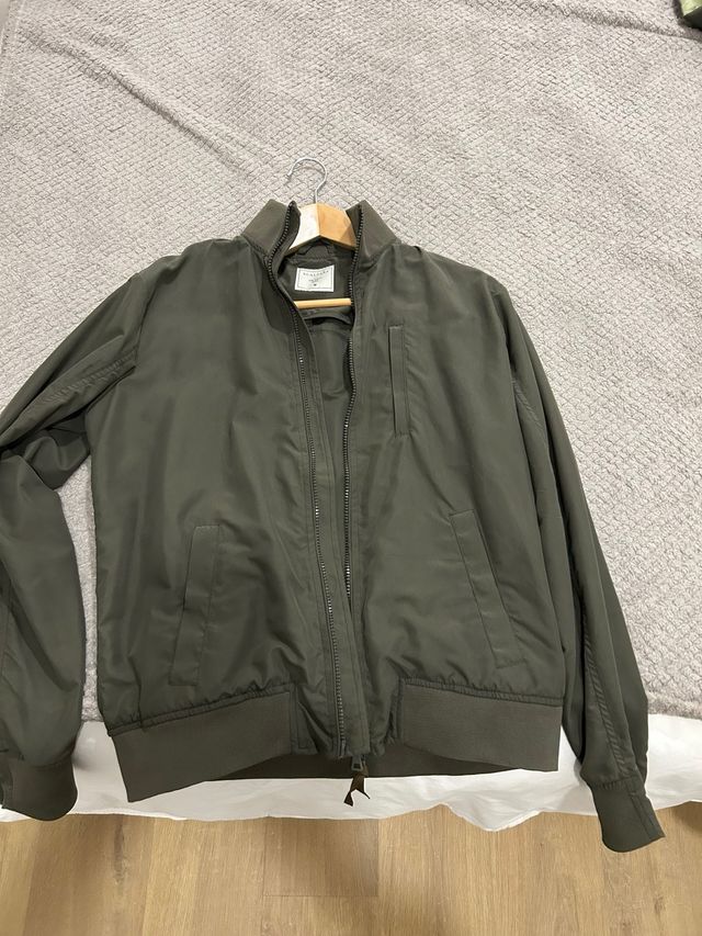 Chaqueta Bomber Scalpers Caqui Ligera