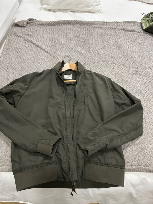 Chaqueta Bomber Scalpers Caqui Ligera