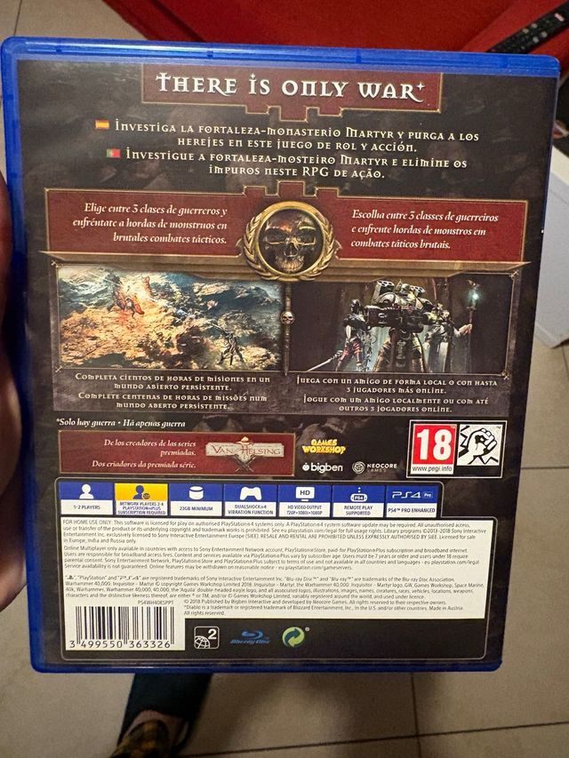 Warhammer 40K Inquisitor Martyr PS4