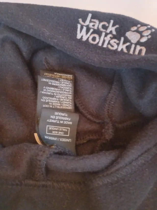 Gorro Jack Wolfskin Negro Suave Unisex