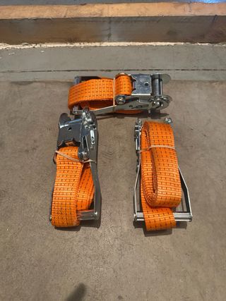 Cintas de sujeción naranjas (3 unidades)