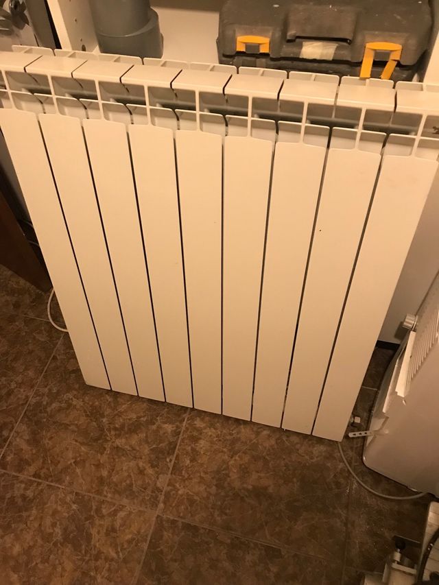 Radiador de aluminio blanco