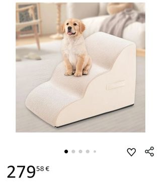 Escaleras para perros de 3 peldaños