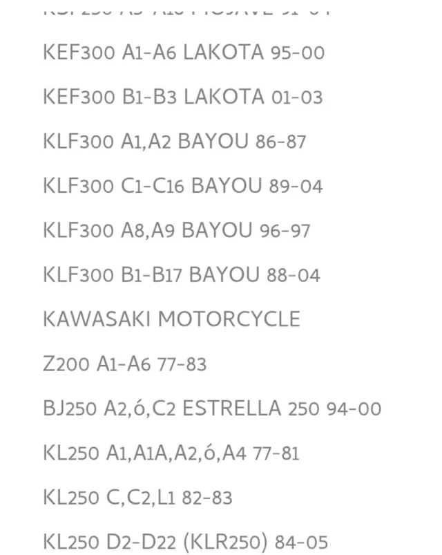 2 filtro aceite Campion X310 COF023. KAWASAKI
