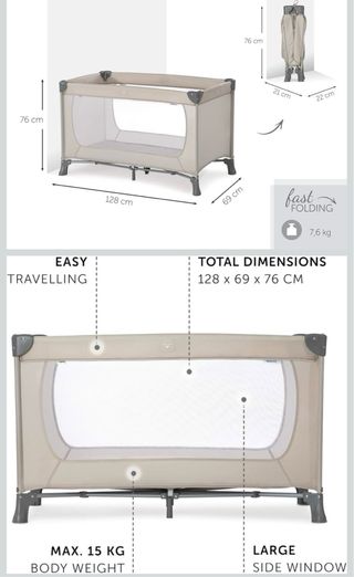Cuna de viaje Hauck Dream N Play