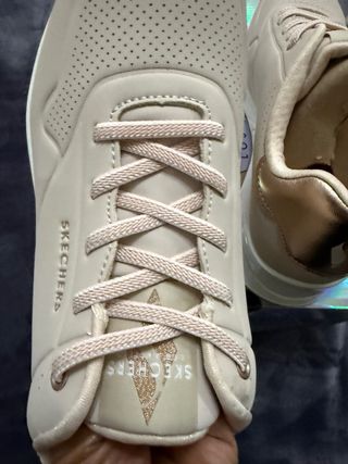 Scarpe Skechers Donna Beige/Rosa Tg 40