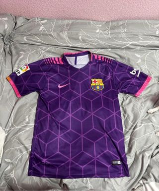 Camiseta FC Barcelona Messi Nike Morada