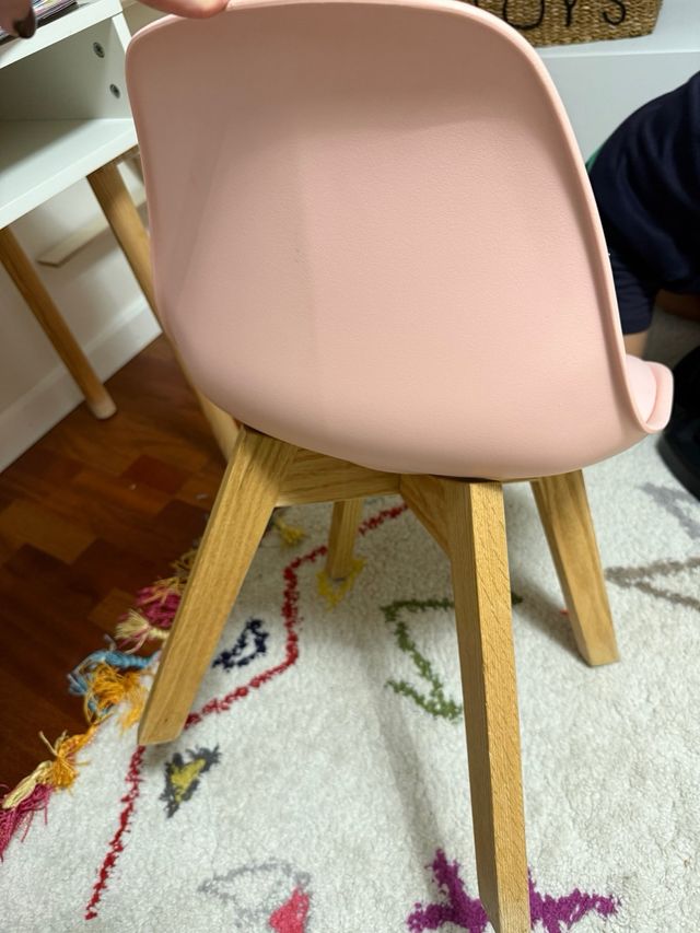 Escritorio y silla infantil blanco
