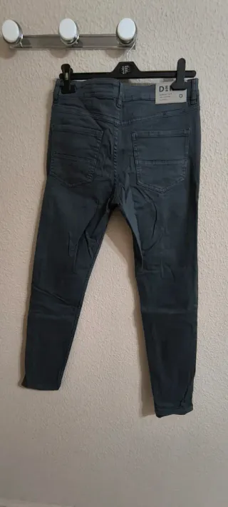 Pantalón vaquero LEFTIESMAN gris skinny