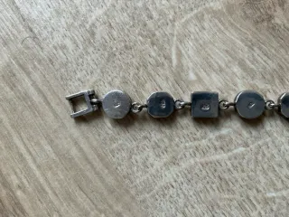 Pulsera de plata y nacar