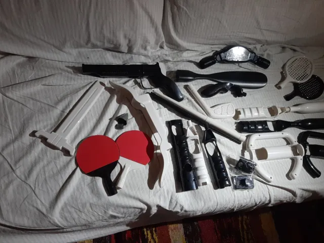 Accesorios Wii: Pistola, Raquetas, Volante y otros