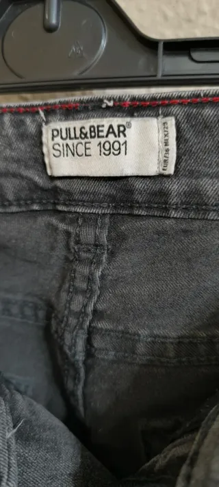 Pantalón vaquero Pull&Bear gris talla M