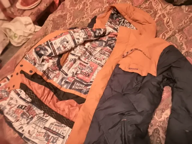 Abrigo,plumas... Nieve Wed'ze Azul y Naranja