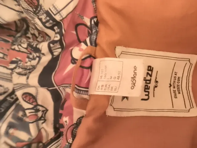 Abrigo,plumas... Nieve Wed'ze Azul y Naranja