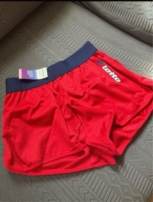 Shorts Lotto Rojos Talla S Nuevos