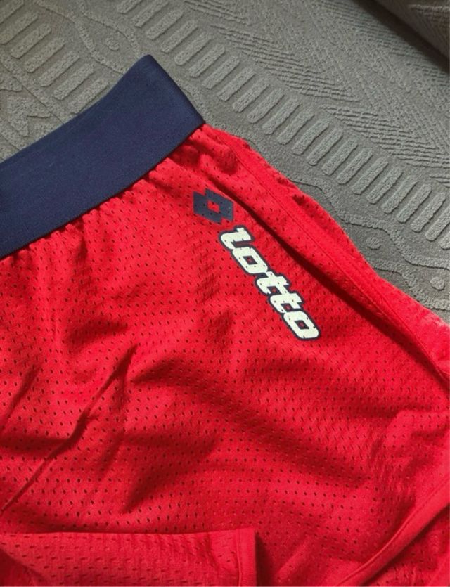 Shorts Lotto Rojos Talla S Nuevos