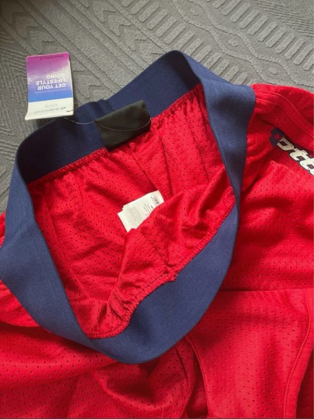 Shorts Lotto Rojos Talla S Nuevos