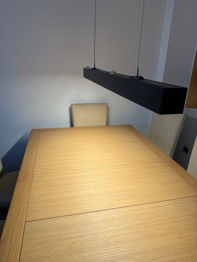 Lámpara colgante LED negra