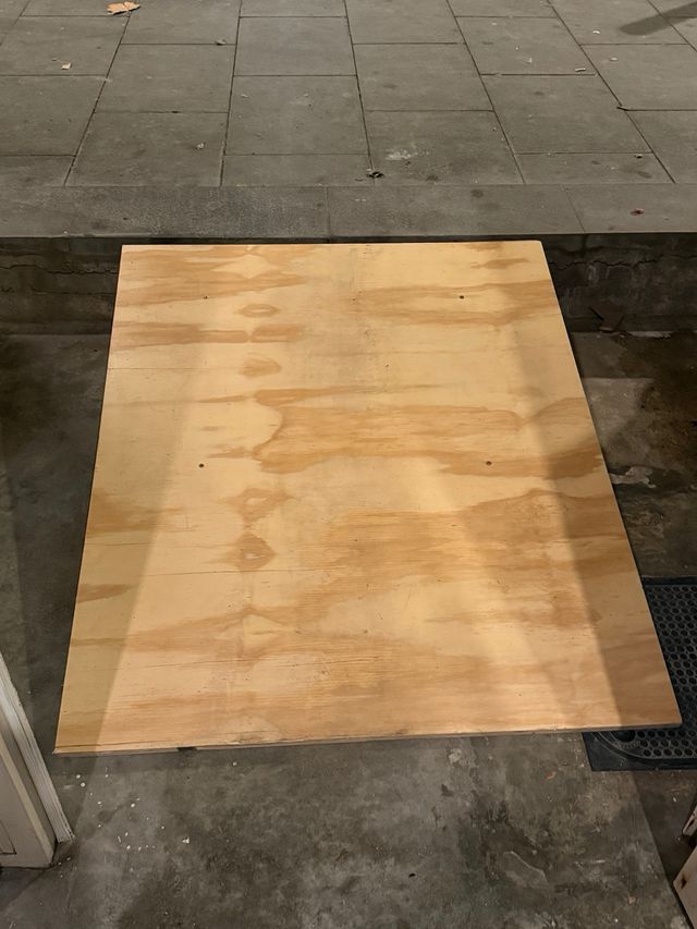 Rampa in legno compensato per sedie a rotelle e moto