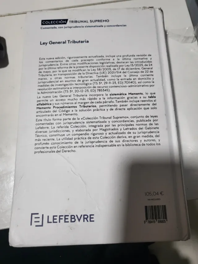 Ley General Tributaria 2024.