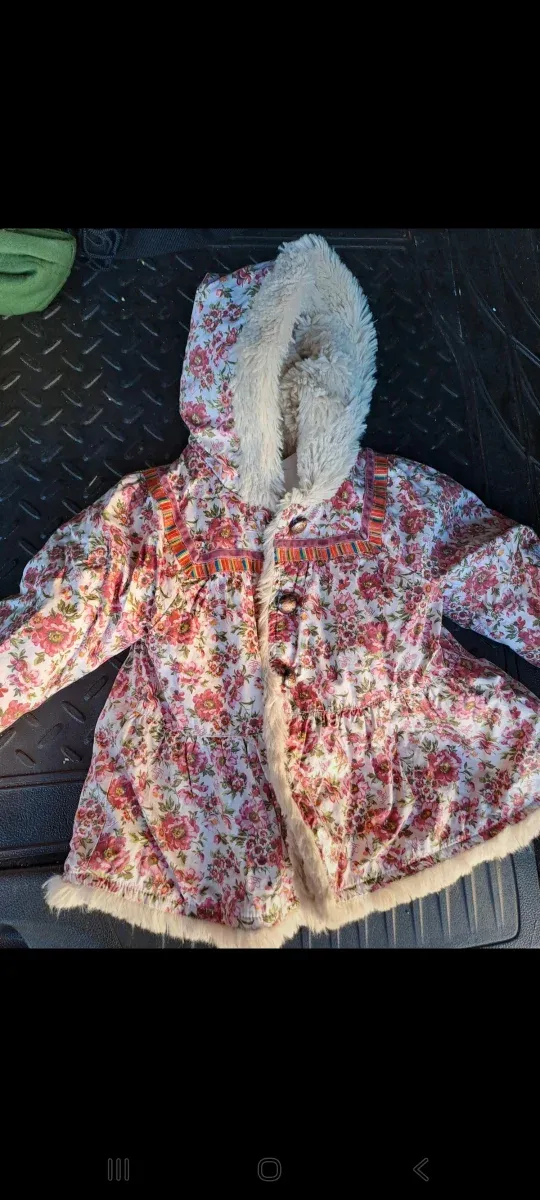 Abrigo floral 6 meses