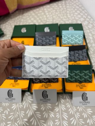 Cartera Unisex Verde y Blanca