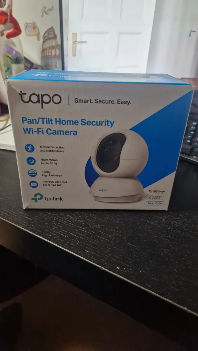 Cámara Seguridad TP-Link Tapo Pan/Tilt Wi-Fi