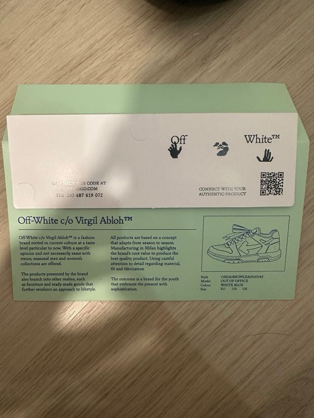 Zapatillas Off-White Negras Talla 44