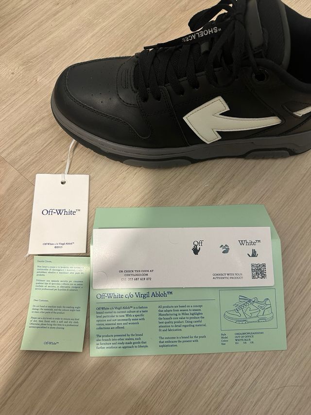 Zapatillas Off-White Negras Talla 44