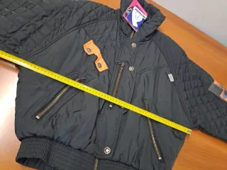 Chaqueta esquí Etirel mujer negra y naranja