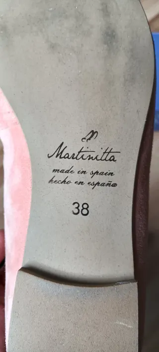 Bailarinas Martinitta Naranja/Salmón Talla 38